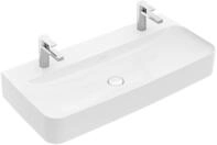 Villeroy & Boch Waschtisch Finion 4168 1000x470mm, 2 x 1-Loch, ohne &Uuml;berlauf Eckig