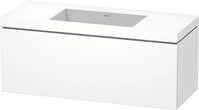 Duravit L-Cube c-bonded Set wandh&auml;ngend Wei&szlig; Matt 1200x480x500 mm - LC6919N1818