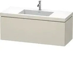 Duravit L-Cube c-bonded Set wandh&auml;ngend Taupe Matt 1200x480x500 mm -...