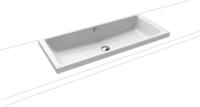Kaldewei Aufsatzwaschtisch Puro, Modell 3174 mit &Uuml;berlauf 900x385, 909006003001