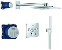 Grohe UP-Duschsystem SmartControl Mischer 34712 eckig 3 ASV chrom, 34712000 34712000
