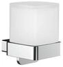 emco loft Einhand-Seifenspender Glasteil satiniert, chrom, 052100103 052100103