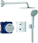 GROHE UP-Duschsystem Grohtherm 34734 mit FMS eck./SmartBox/Kopfb./Brauseset chrom,