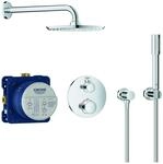 GROHE UP-Duschsystem Grohtherm 34732 mit FMS rund/SmartBox/Kopfb./Brauseset chrom,
