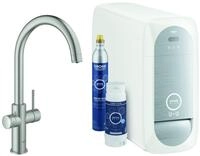 Grohe Blue Home Starter Kit 31455 Bluetooth/WIFI C-Ausl. supersteel, 31455DC1