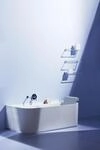 LAUFEN Badewanne Sonar 1600x815x535mm mit Sch&uuml;rze Mineralwerkstoff Sentec weiss,