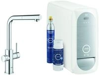 Grohe Blue Home Starter Kit 31539 auszb. Mousseur Bluetooth/WIFI L-Auslauf chrom,