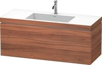Duravit L-Cube c-bonded Set wandh&auml;ngend Nussbaum Matt 1200x480x500 mm -...