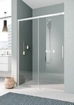 Kermi Gleitt&uuml;r Nica L2L 1100x2000, silber hochglanz, ESG klar, NIL2L11020VAK