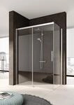 Kermi Gleitt&uuml;r Nica D2L 1100x2000, silber hochglanz, ESG klar mit KermiClean,