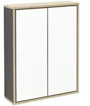 Fackelmann FINN Spiegelschrank,60x75x20,5,Anth-AsEi,2T,Push, 84631 84631
