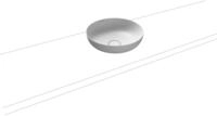 Kaldewei Waschtisch-Schale Miena, Modell 3181 ohne &Uuml;berlauf d=380, 909406003711