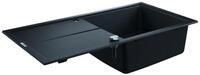 GROHE Kompositsp&uuml;le K400 31641 1 Becken 1000x500mm mit ATF re/li granit schwarz,
