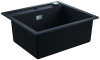 GROHE Kompositsp&uuml;le K700 31651 1 Becken 560x510mm granit schwarz, 31651AP0 31651AP0
