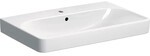 Geberit Smyle Square Waschtisch, 75x48cm mit Hahnloch, mit &Uuml;berlauf, 500249011