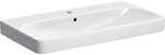 Geberit Smyle Square Waschtisch, 90x48cm mit Hahnloch, mit &Uuml;berlauf, 500251011