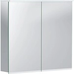 Geberit Option Plus Spiegelschrank m. Beleuchtung, zwei T&uuml;ren, 75x70x17,2cm,