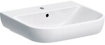 Geberit Smyle Waschtisch, 55x48cm mit Hahnloch, mit &Uuml;berlauf, KeraTect, 500227018
