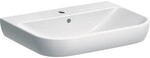 Geberit Smyle Waschtisch, 65x48cm mit Hahnloch, mit &Uuml;berlauf, KeraTect, 500230018
