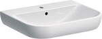 Geberit Smyle Waschtisch, 60x48cm mit Hahnloch, mit &Uuml;berlauf, KeraTect, 500228018