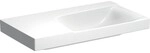 Geberit Xeno2 Waschtisch m. Ablagefl&auml;che links, 90x48cm ohne Hahnloch, ohne