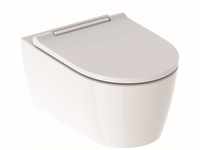 Geberit ONE Set Wand-WC mit WC-Sitz weiß/glanzverchromt, 500202011 500202011
