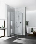 Kermi Pendel-Faltt&uuml;r Diga 2SL 0750x2000, silber hochglanz, ESG klar, DI2SL07520VAK