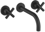 Dornbracht Waschtisch-Wandbatterie ohne Ablaufgarnitur TARA 36712892 Schwarz matt