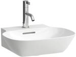 LAUFEN Handwaschbecken INO 450x410, 1 Hahnloch mittig, mit &Uuml;berlauf, wei&szlig;, 81530.1,