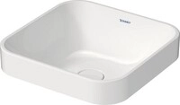 Duravit Happy D.2 Plus Aufsatzbecken Wei&szlig; Hochglanz / Anthrazit Matt, 400 mm -