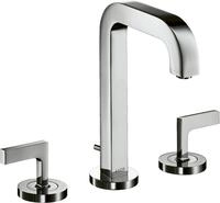 Hansgrohe 3-Loch Waschtischarmatur Axor Citterio chrom mit Hebelgriffen, 39135000