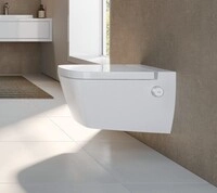 Tece one WC-Keramik mit Duschfunktion Tiefsp&uuml;ler, wei&szlig;, 9700200 9700200