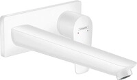 Hansgrohe 2-Loch Waschtischmischer Unterputz Talis E F-Set mattweiss langer Auslauf,
