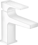 Hansgrohe Waschtischmischer 100 Metropol mattweiss kurzer Ausl.Push-Open Abl.,