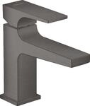 Hansgrohe Waschtischmischer 100 Metropol Brushed Black kurzer Auslauf mit Push-Open