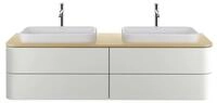 Duravit Happy D.2 Plus Aufsatzbecken Wei&szlig; Hochglanz, 600 mm - 2359600000 2359600000
