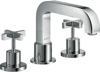 Hansgrohe 3-L.Wannenarmatur Axor Citterio F-Set f.Wannenrand chrom m.Kreuzgriff,