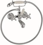 Kludi Wannenf&uuml;llbatterie-Armatur Adlon Brausegarnitur chrom 514410520