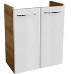 Fackelmann MILANO Waschtischunterschrank 52x61x27,5 AsEi/Wei&szlig;, 2T, 84335 84335