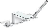 Hansgrohe 4-Loch Wannenarmatur Axor MyEdition F-Set chrom Wannenrandmontage, 47430000