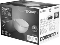 Duravit Architec WC-Set wandh&auml;ngend 400x600x400 mm - 45720900A1 45720900A1