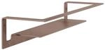 Herzbach design ix pvd wandablage 30 copper, Copper Steel, 21.820000.1.39