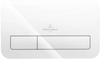 Villeroy & Boch Bet&auml;tigungsplatte ViConnect, 269x161x13mm Glass, Glossy White