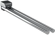 emco trend Handtuchhalter schwenkbar2-armig, 350mm, chrom,025000135 025000135