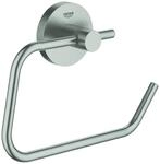 GROHE WC-Papierhalter Essentials 40689 ohne Deckel Metall supersteel, 40689DC1