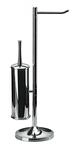 Koh-i-Noor KOKO Rollenhalter und Toilettenb&uuml;rste, 5031KK, Chrom 5031KK
