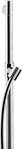Hansgrohe Brausenstange Axor Starck chrom mit Schlauch, 27830000 27830000