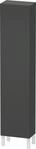 Duravit L-Cube Hochschrank Graphit Matt 400x243x1760 mm - LC1170R4949 LC1170R4949