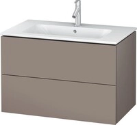 Duravit L-Cube Waschtischunterbau wandh&auml;ngend Basalt Matt 820x481x550 mm -