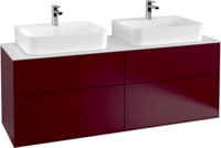 Villeroy & Boch Waschtischunterschrank Finion F18 1600x603x501mm f&uuml;r 2 WT ,...